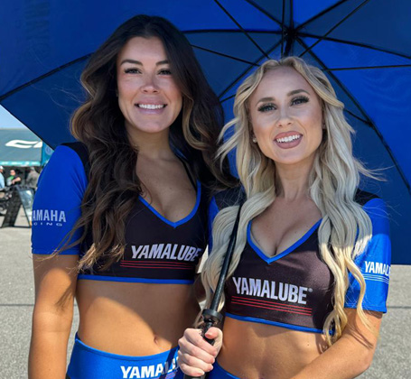 Florida promotional models at trade show