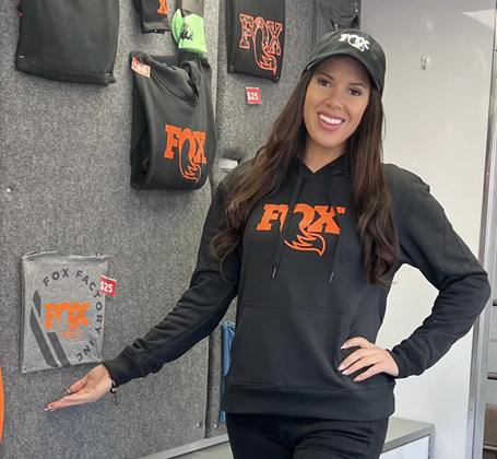 promo models for Las Vegas trade show booth