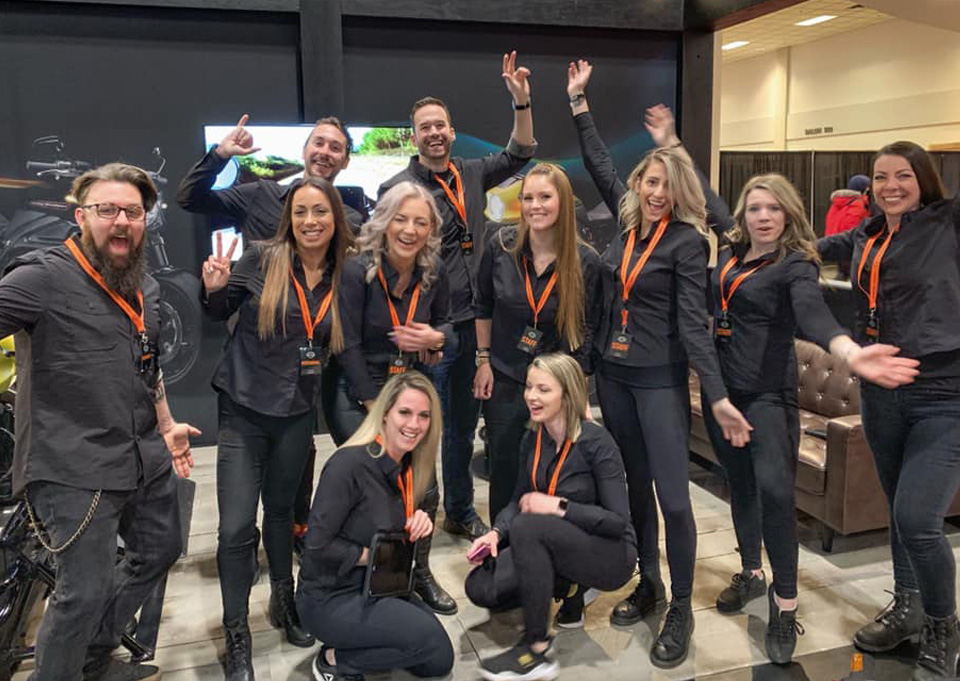 trade show staff for trade show booth